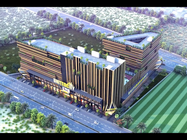 united city top view